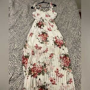 Long floral dress
